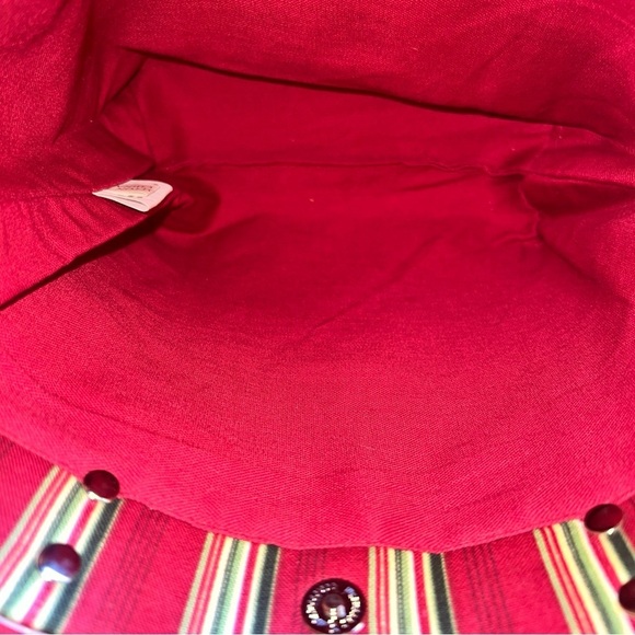 Longaberger Homestead Women’s One of a Kind Schnauzer Striped Small Tote Bag NWT - Picture 13 of 16